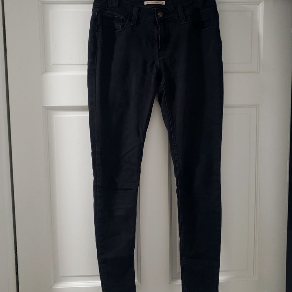 levi's super skinny black jeans